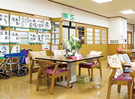 明るい共有スペース