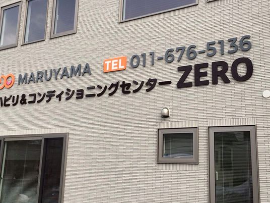 建物外観と看板  