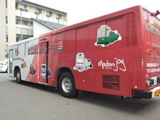 送迎車の外観です  