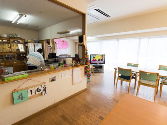 共有スペースの和やかな様子