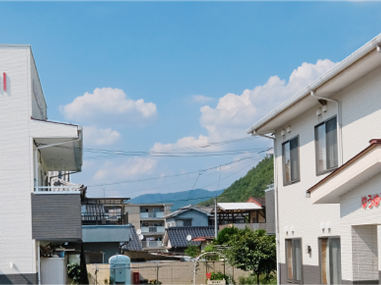 住宅街の外観  