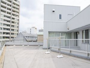 広い屋上テラス  