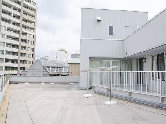 広い屋上テラス  