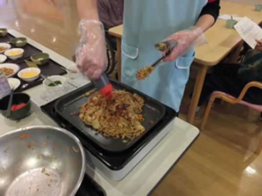 料理活動する居室