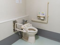 バリアフリーの洗面所