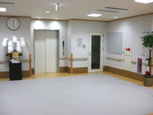 エレベーター付近の様子
