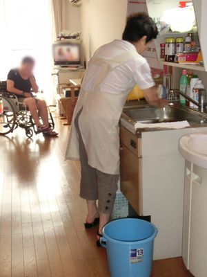 落ち着いた共同スペース