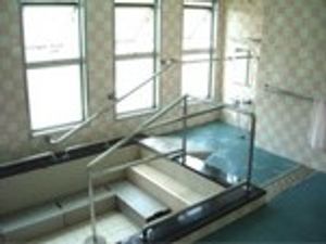 広々とした浴室