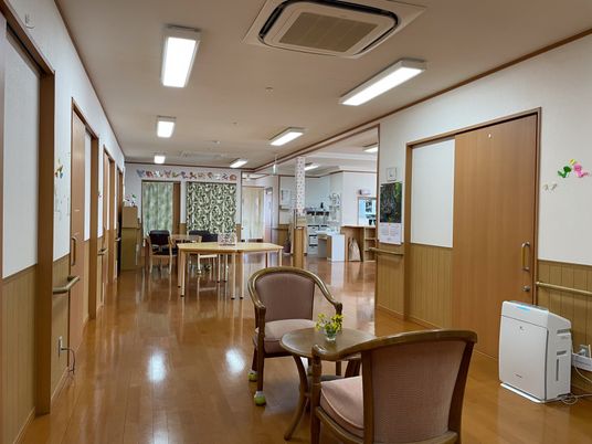 温かみのある廊下