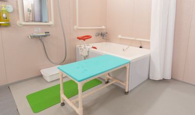 安全な浴室設備