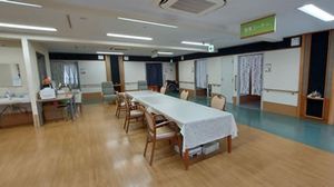 明るい共有スペース