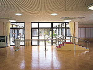 広々とした訓練室
