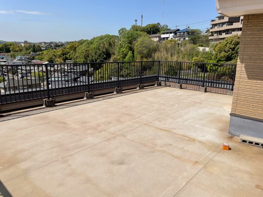 広がる屋上の風景