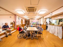 明るい共有スペース