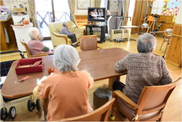 テレビのあるリビング