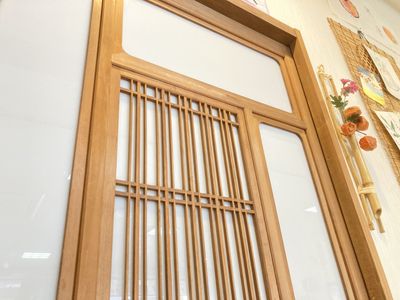 和風の開放的なドア