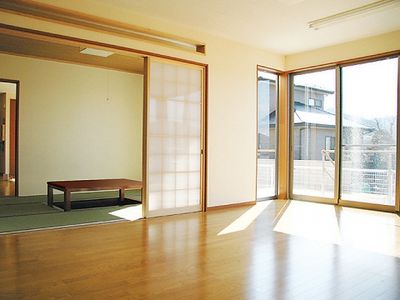 明るい空間の居室