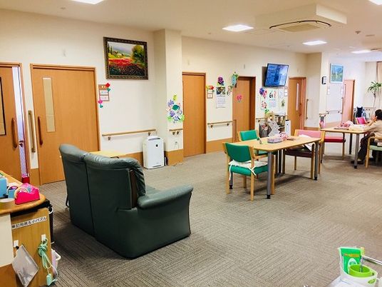 広いスペースの共有スペース