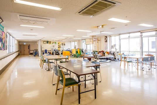 明るい機能訓練室