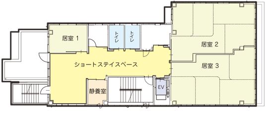 シンプルな平面図