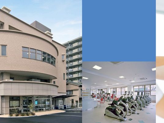 明るい外観の建物  