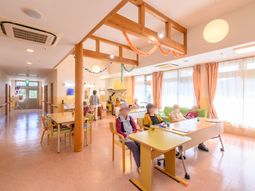木の温もりある快適空間