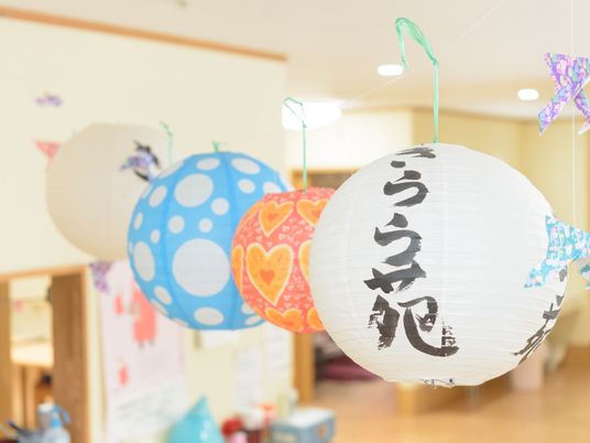 和風の提灯飾り