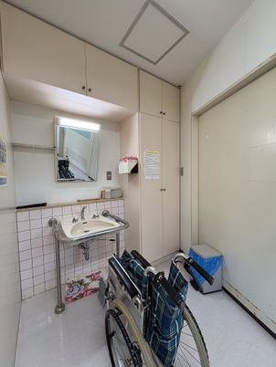広々とした洗面台