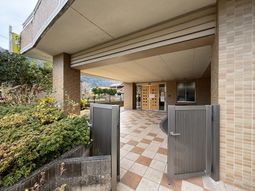 開放感のある入口
