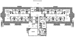 施設の平面図