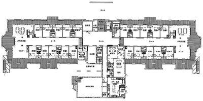 施設の平面図