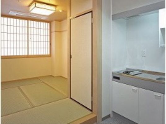 和室と洗面台の清潔感
