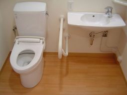 清潔なトイレと洗面台