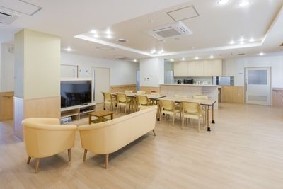 明るい共有スペース