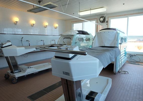 機械浴室の様子