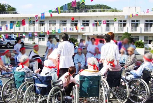 イベントが行われる中庭