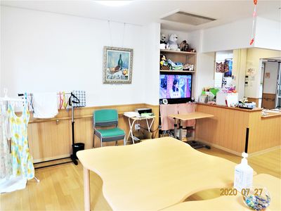 洗濯物のある部屋
