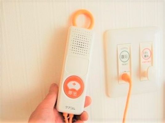 介護通話装置のクローズアップ