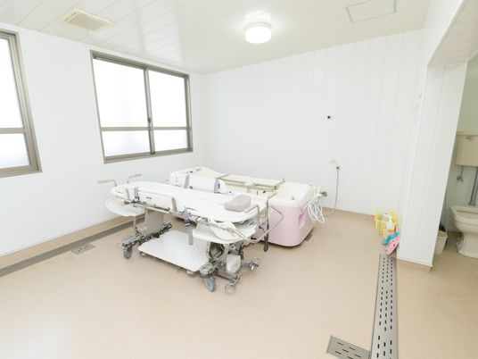 浴室の整った設備