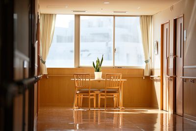 温かみのある廊下