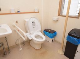 清潔なトイレ設備