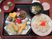 彩り豊かな料理の皿