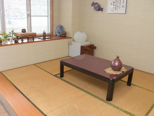 伝統的な和室の一角