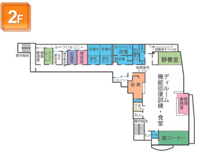 フロア案内の図面