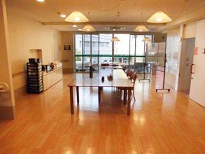 広々とした食堂