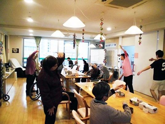 活気あるリビング