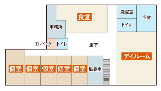 施設全体の間取り図
