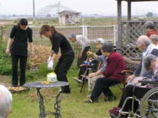 屋外でのレクリエーション