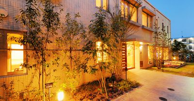 温かみのある建物外観
