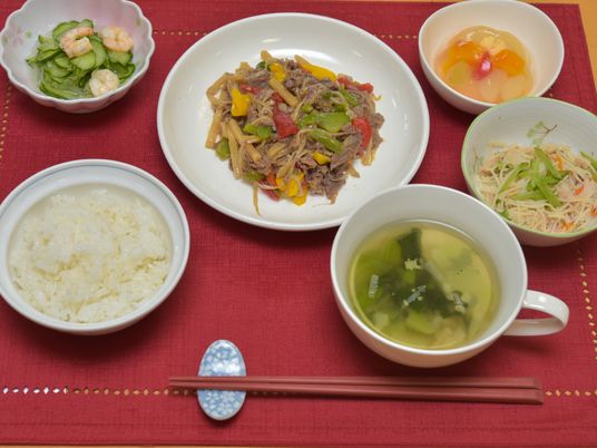 バランスのよい食事例